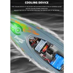 RC Boot - Speed Race Boat Maniac X - 20KM/U - 2.4Ghz Afstand Bestuurbaar - TKKJ H122 -Clipper Winkel 1936031574