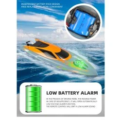 RC Boot - Speed Race Boat Maniac X - 20KM/U - 2.4Ghz Afstand Bestuurbaar - TKKJ H122 -Clipper Winkel 1936031577