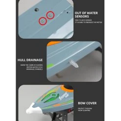 RC Boot - Speed Race Boat Maniac X - 20KM/U - 2.4Ghz Afstand Bestuurbaar - TKKJ H122 -Clipper Winkel 1936031592