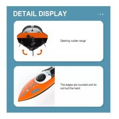 RC Boot - Speed Race Boat - 20KM/U - 2.4Ghz - TKKJ H123 -Clipper Winkel 1936057215