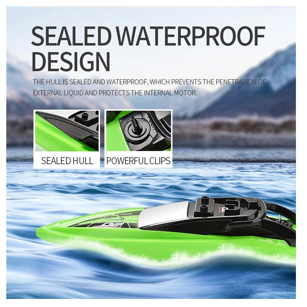 TKKJ Rc Boot Voor Kinderen - H131 - Oplaadbaar - 2.4ghz Bestuurbaar - 10km/h 5 TKKJ Rc Boot Voor Kinderen - H131 - Oplaadbaar - 2.4ghz Bestuurbaar - 10km/h - Afbeelding 3