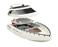 Rc Race Boot - SAILING TKKJ - H139 - Boat RTR - 2.4GHZ - 20KM/U - 1:28 Jacht -Clipper Winkel 1937511606
