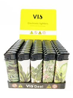 Klik Aanstekers 50 Stuks - Navulabaar - Met Print -Clipper Winkel 1956126078