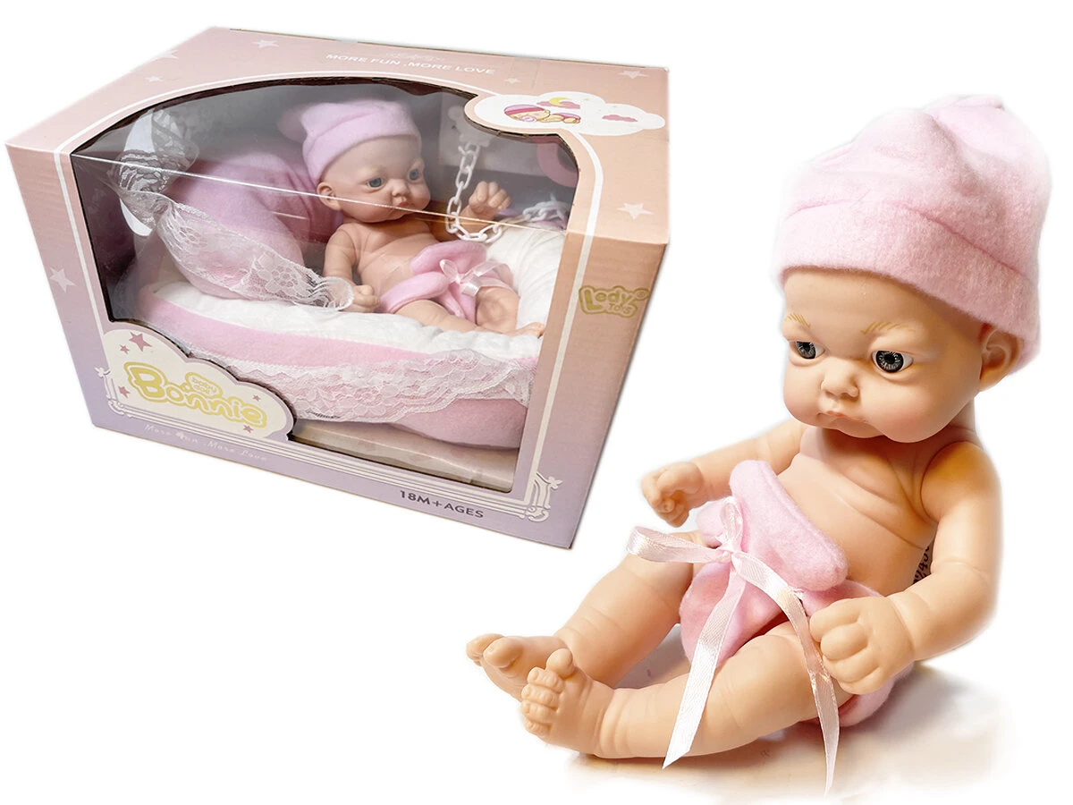Bonnie Schattige Speelgoed Babypop Set - 24 CM 3 Bonnie Schattige Speelgoed Babypop Set - 24 CM