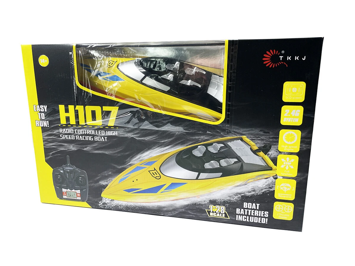 SkyTech RC Race Boot H107- 2.4GHZ - Afstand Bestuurbare Boot - TKKJ SPEED Boat 25KM 15 SkyTech RC Race Boot H107- 2.4GHZ - Afstand Bestuurbare Boot - TKKJ SPEED Boat 25KM - Afbeelding 13