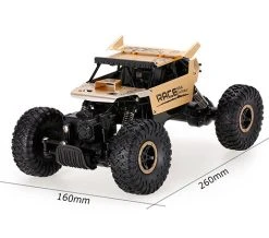JDToys RC 2.4GHz Monster 4WD METAL CRAWLER 1:18 |rc Auto Silver -Clipper Winkel 517039507