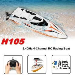 SkyTech RC Race Boot H105- Water Wizard. -Clipper Winkel 874627164