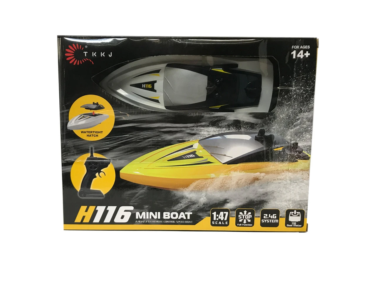 SkyTech Rc Mini Boot H116 - Radiografisch Bestuurbaar Boot 2.4GHZ - 1:47 15 SkyTech Rc Mini Boot H116 - Radiografisch Bestuurbaar Boot 2.4GHZ - 1:47 - Afbeelding 13