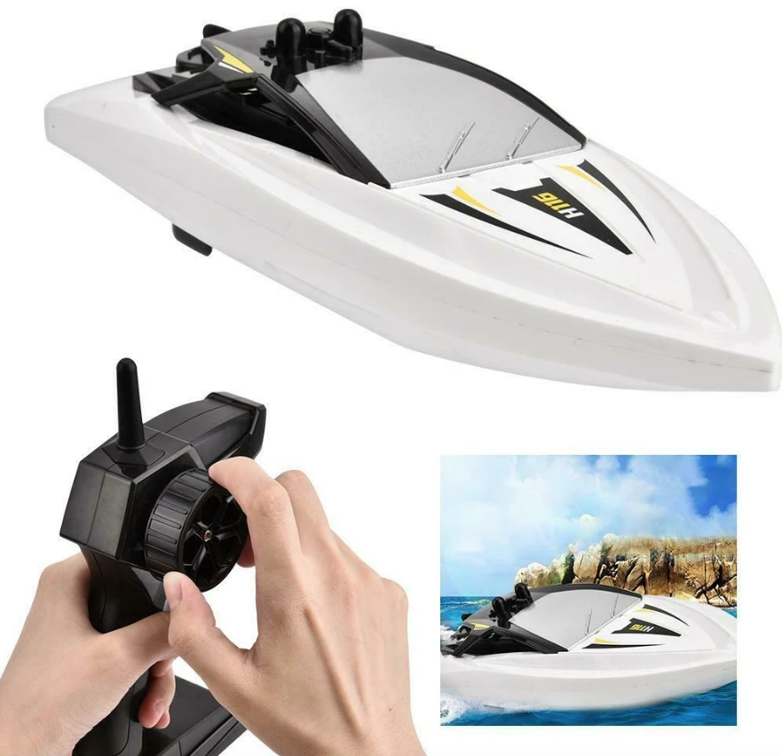 SkyTech Rc Mini Boot H116 - Radiografisch Bestuurbaar Boot 2.4GHZ - 1:47 10 SkyTech Rc Mini Boot H116 - Radiografisch Bestuurbaar Boot 2.4GHZ - 1:47 - Afbeelding 8